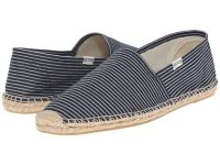 2016 Soludos Espadrille Loafers for Men - Original Stripe - Denim Blue/White Online